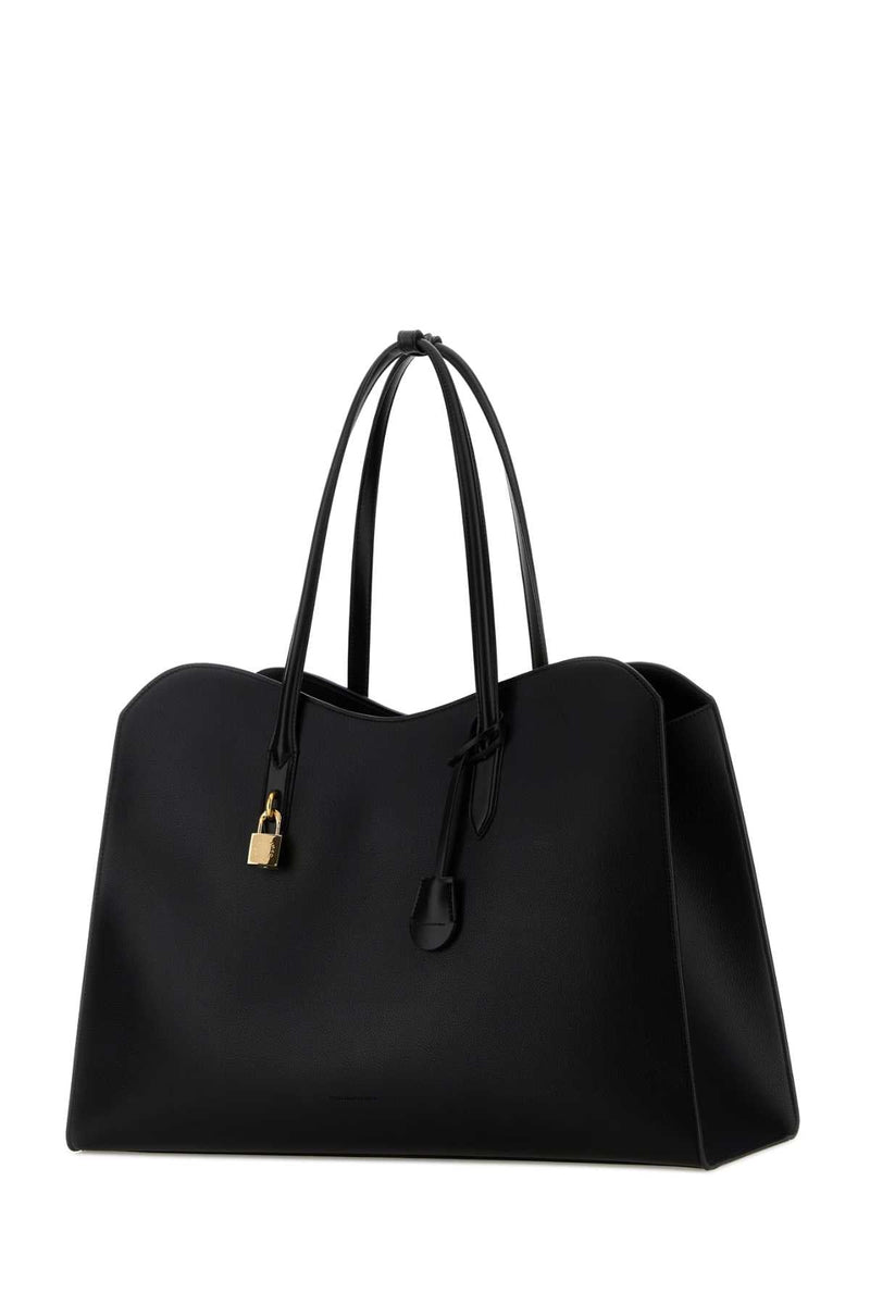 Stella Mccartney Fabric Shoulder Bag — Black