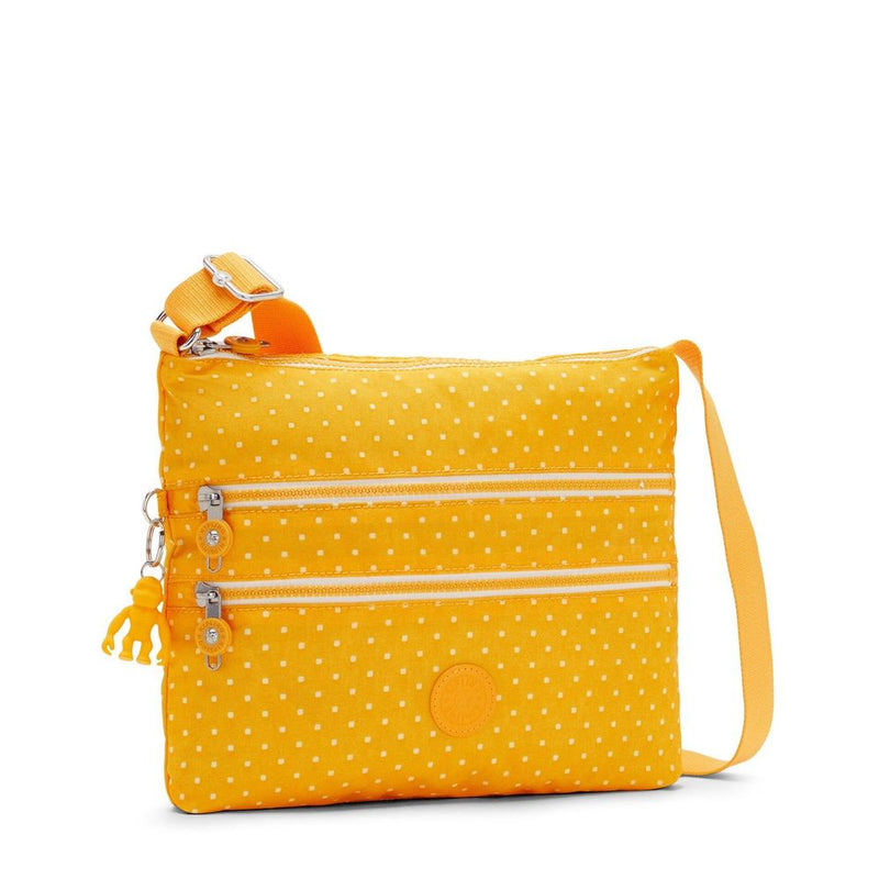 Kipling Alvar Crossbody Bag — Yellow Polyamide/nylon