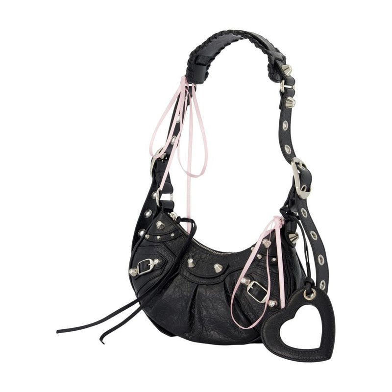 Balenciaga Le Cagole Xs Shoulder Bag — Black Lambskin