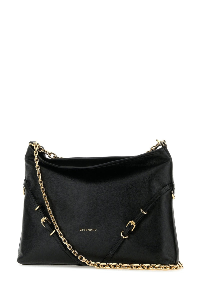 Givenchy Calf Leather Shoulder Bag — Black 100 %