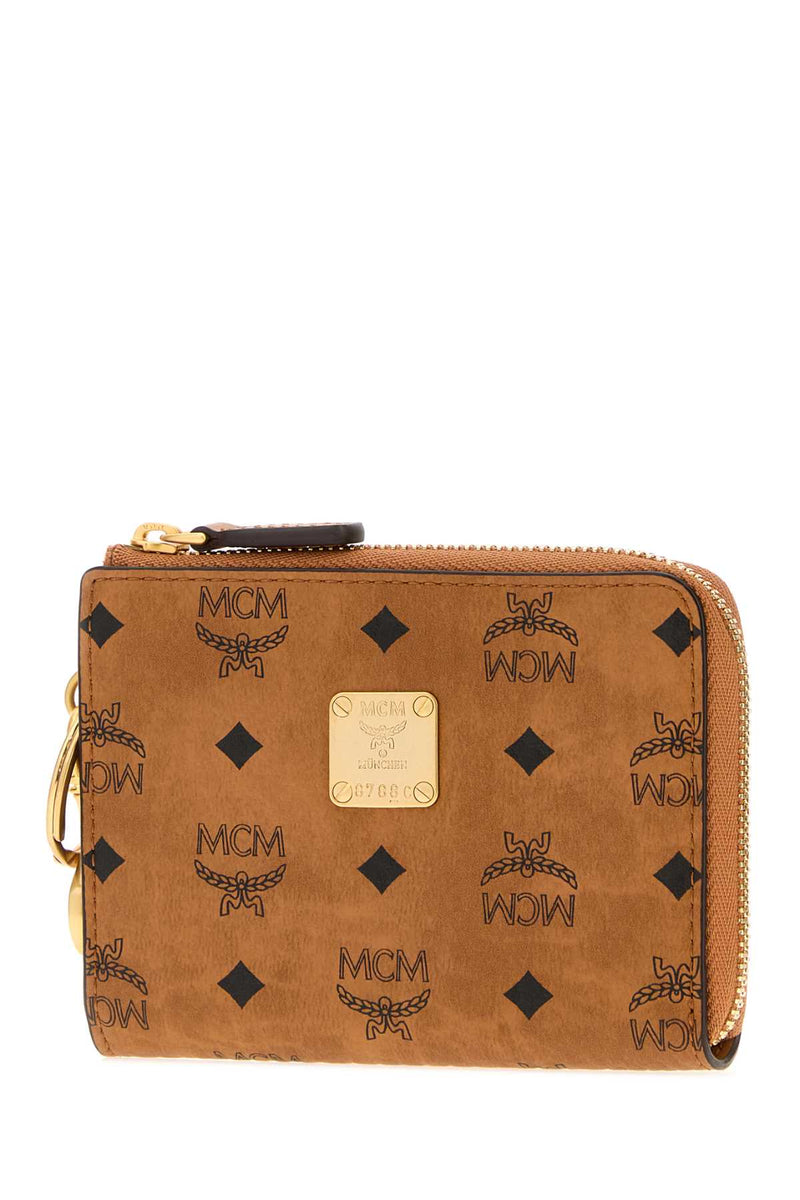 Mcm Aren Card Case — Brown Cases
