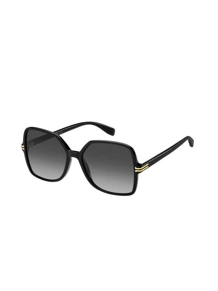 Marc Jacobs Mj Oversized Square Acetate Sunglasses — Black