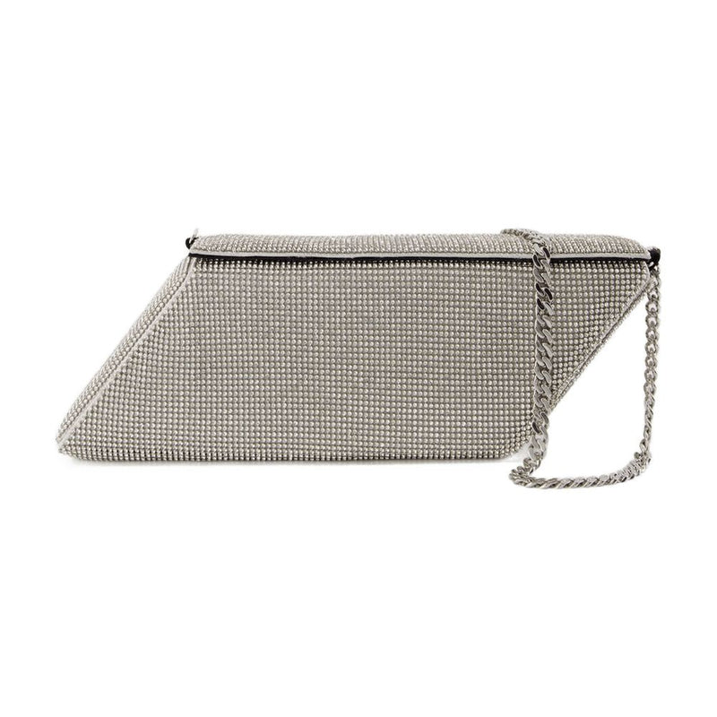 Kara Parallelogram Clutch — Silver Others
