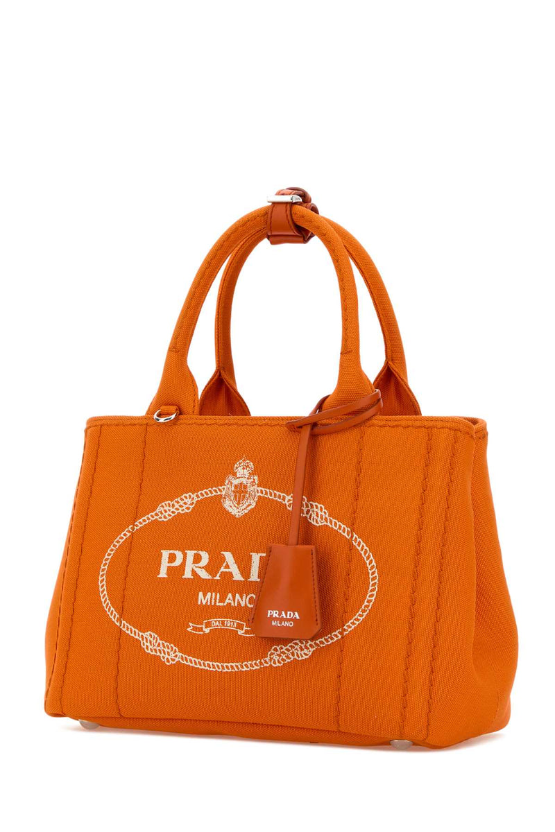 Prada Top Handle Bag — Orange