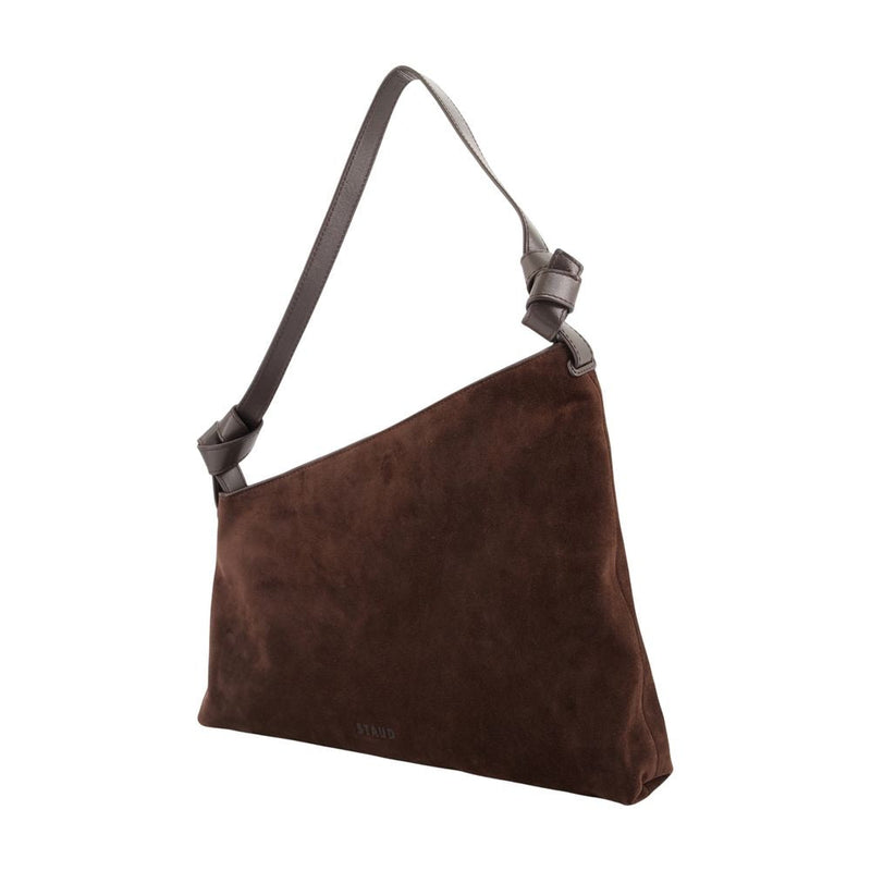 Staud Dani Shoulder Bag — Brown Cowhide