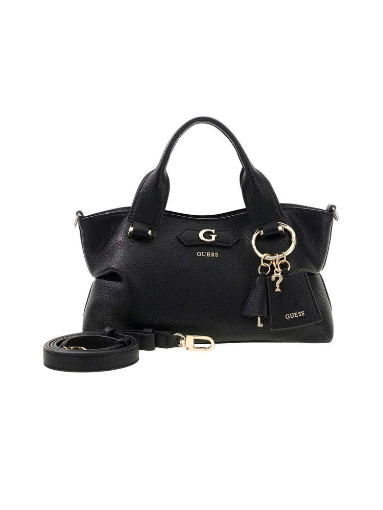 Guess Shoulder Bag — Black Polyurethane