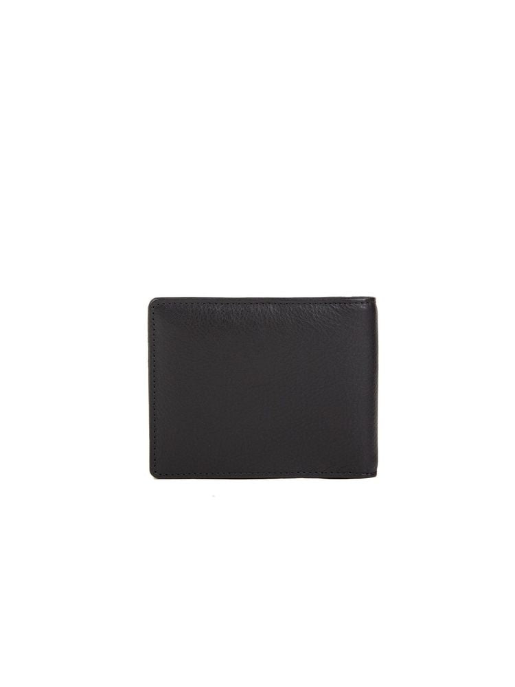 Momo Design Compact Polyurethane Wallet — Black