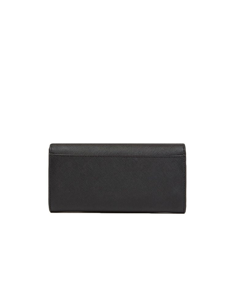Michael Kors Jet Set Travel Wallet — Black Leather