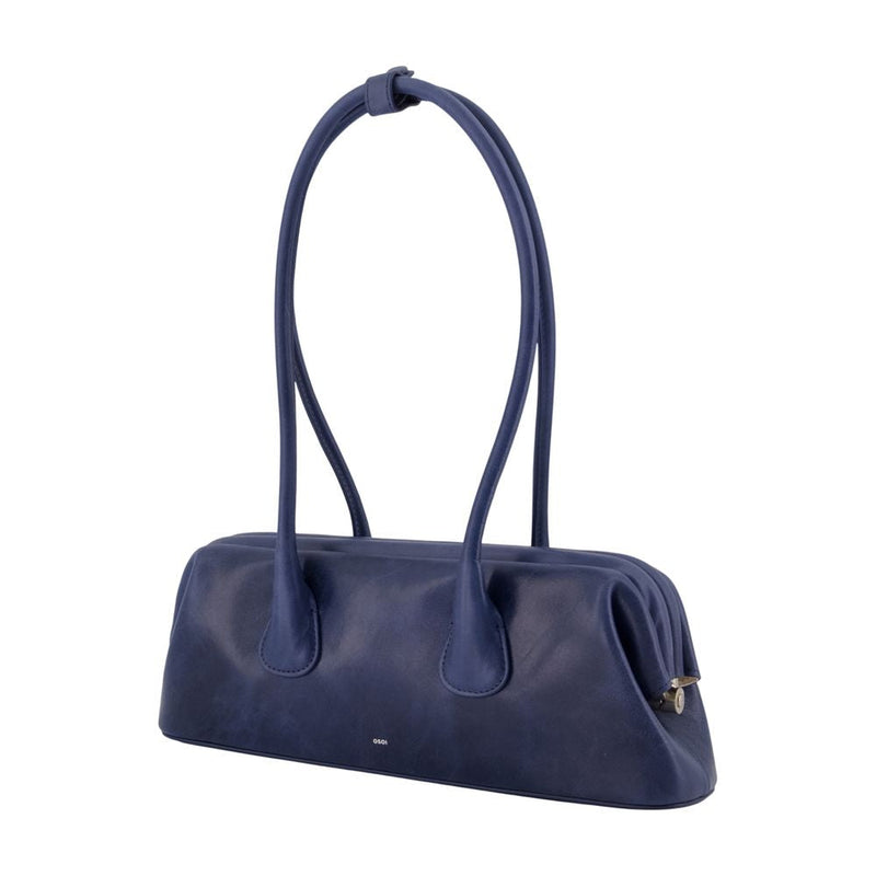 Osoi Shoulder Bag — Blue Cowhide