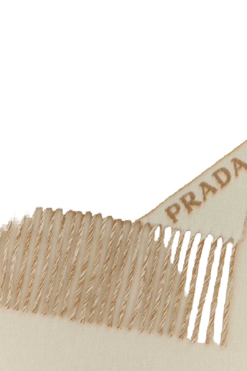 Prada Cashmere Scarf — Beige Exterior: Scarfs