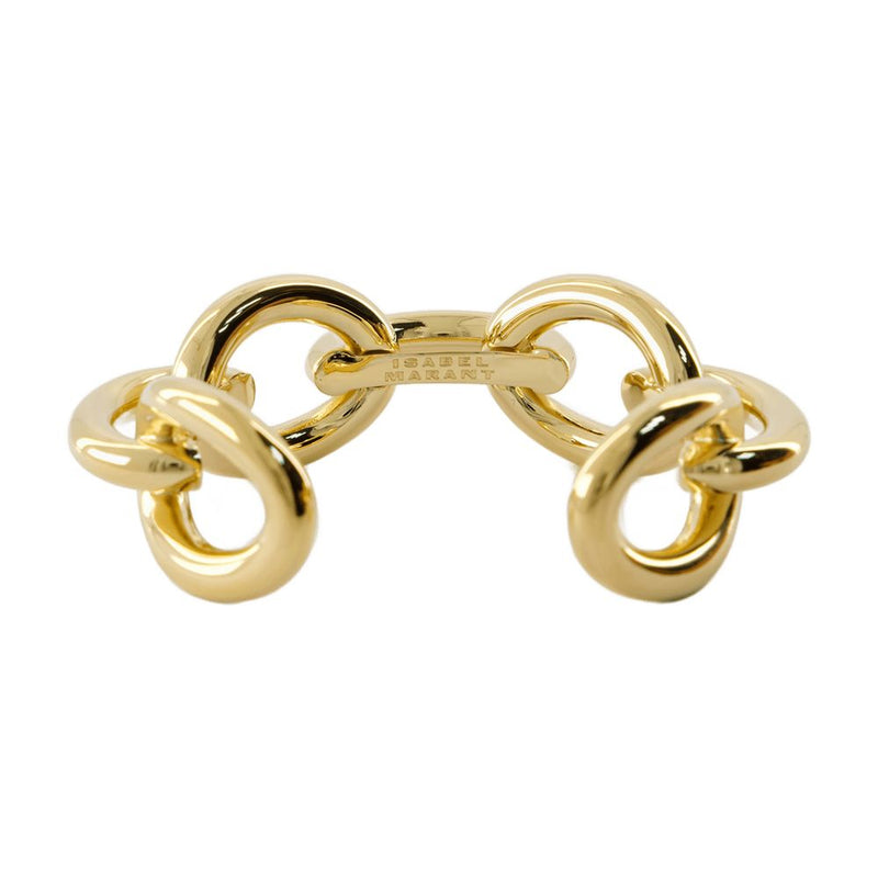 Isabel Marant Chain-Link Gold Metal Bracelet — Bracelets