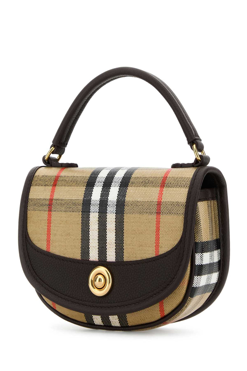 Burberry Highlands Shoulder Bag — Beige