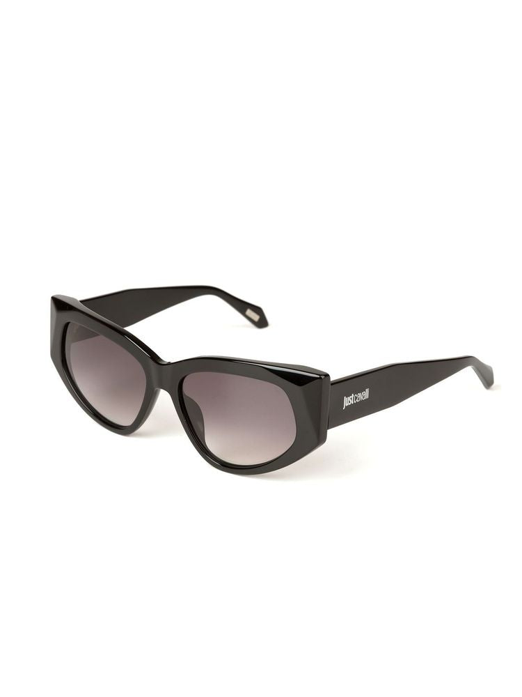 Just Cavalli Sjc169 Cat-Eye Acetate Sunglasses — Black