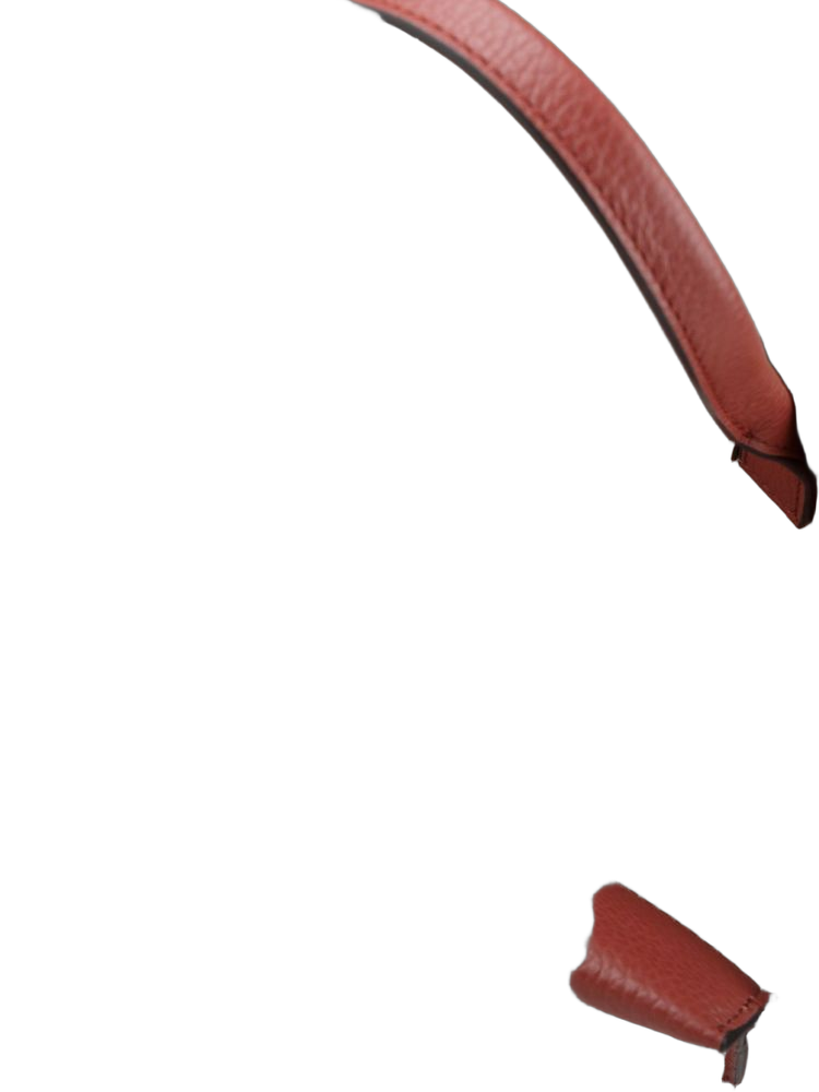 Coccinelle Arlettis Top Handle Bag — Red Cowhide