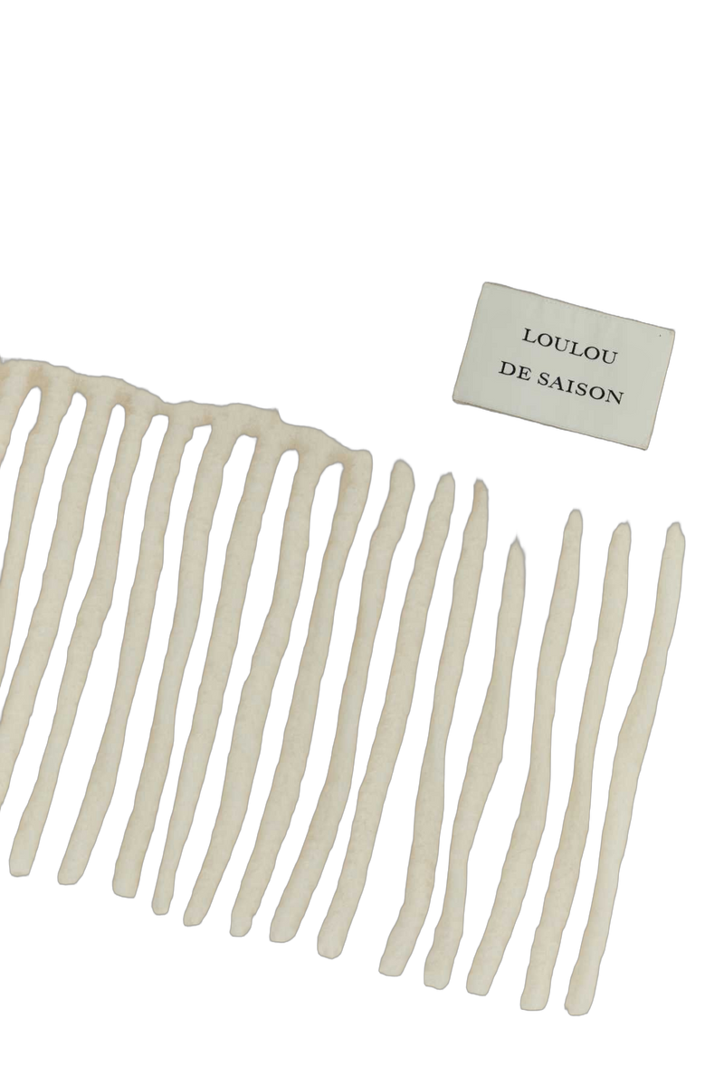 Loulou De Saison Alpaca Blend Scarf — White Exterior: Nylon Scarfs