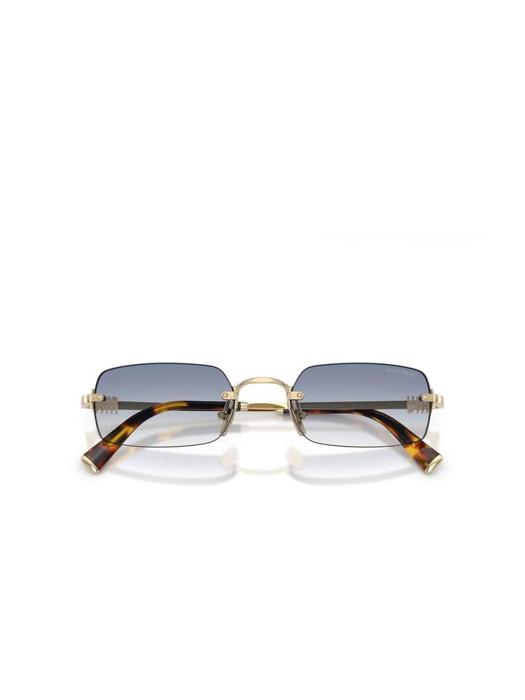 Miu Miu B50s Sunglasses — Gold Metal