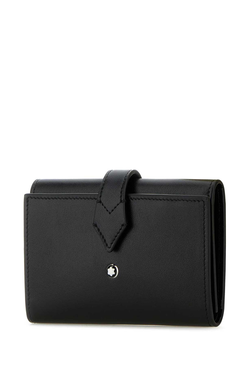 Montblanc Card Wallet — Black Exterior: Calf