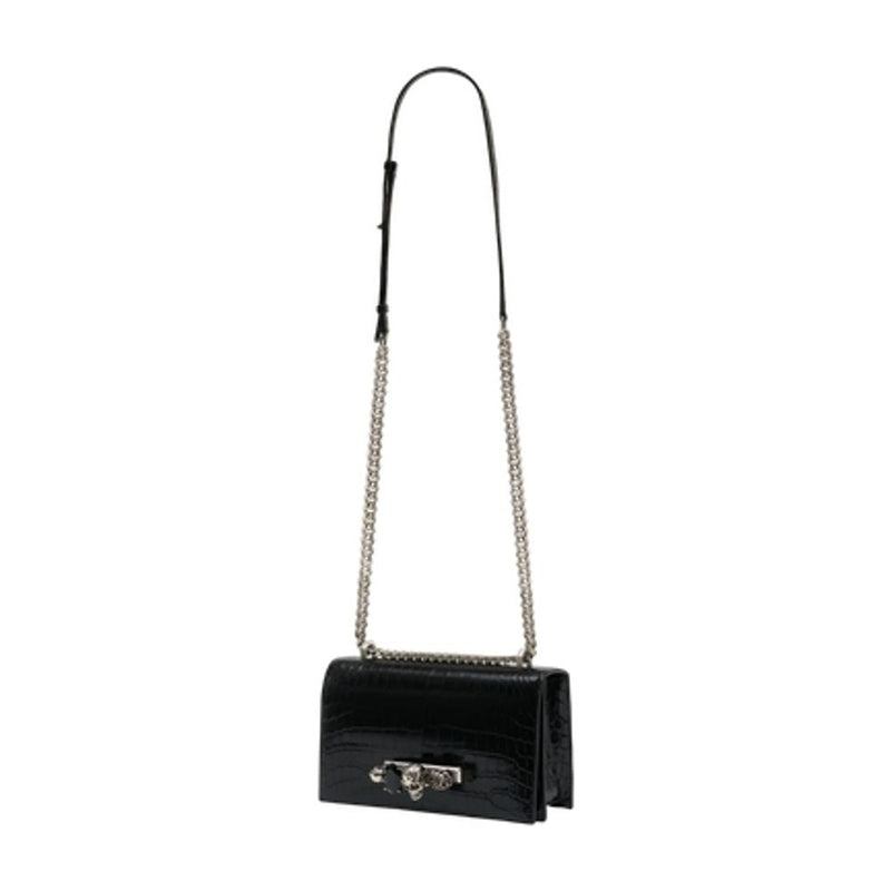 Alexander Mcqueen Crossbody Bag — Black Calfskin