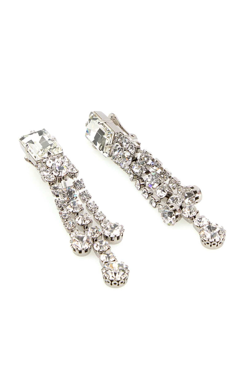 Alessandra Rich Earrings — Clear