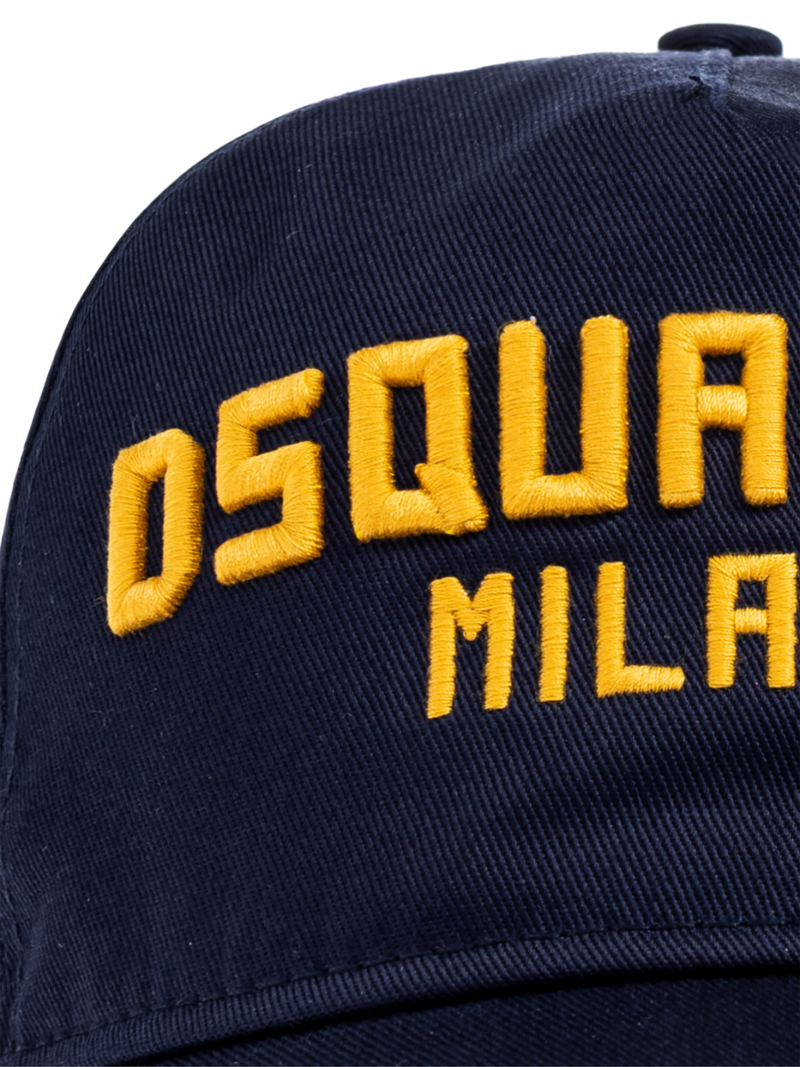 Dsquared2 Bcm093205c00001m1386 Baseball Cap — Navy Cotton Caps