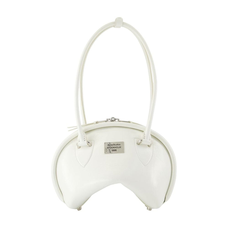 Acne Studios Shoulder Bag — White Calfskin
