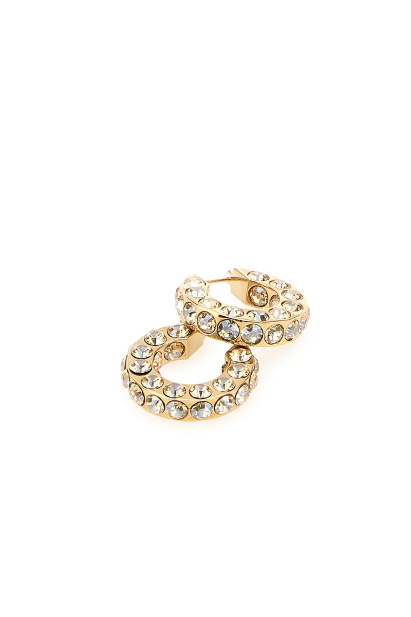 Amina Muaddi Golhoncrygol Earrings — Gold