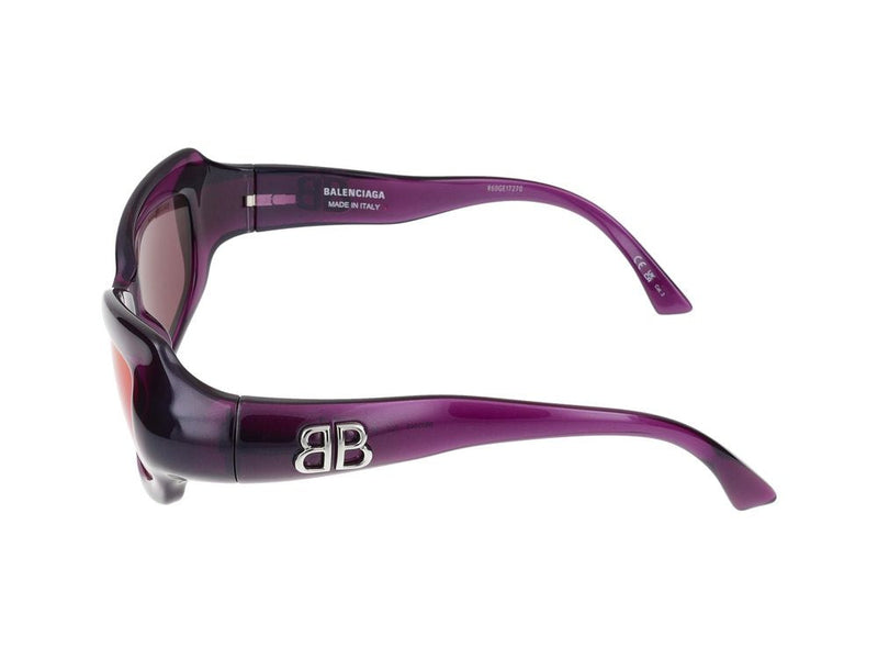 Balenciaga Bb0354s Injected Acetate Sunglasses — Violet
