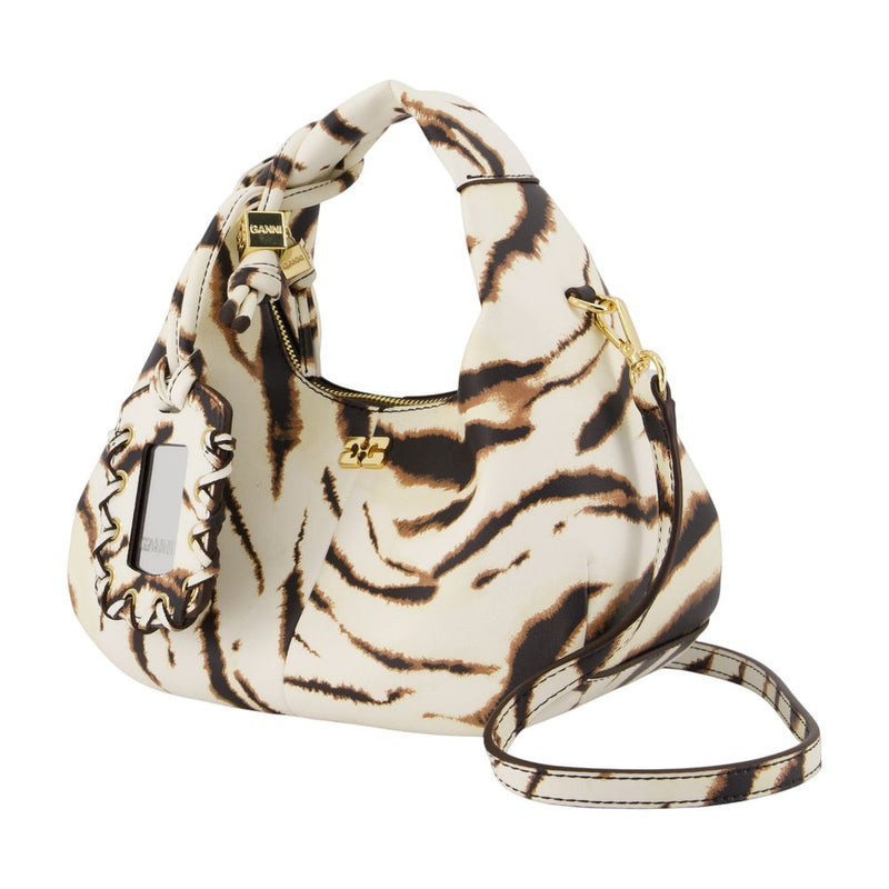 Ganni Mini Bag — White Synthetic