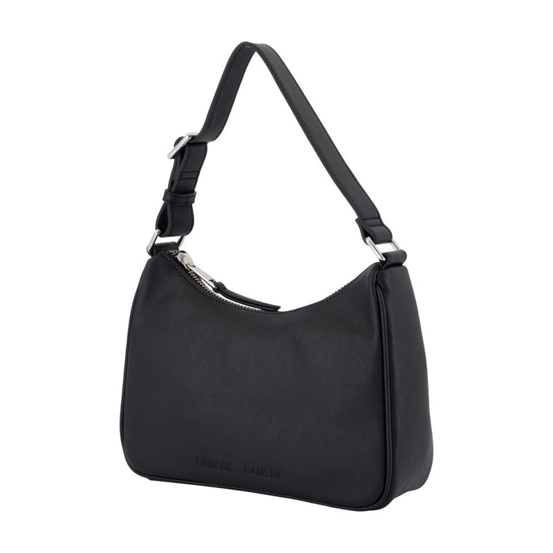 Samsøe Shoulder Bag — Black Leather