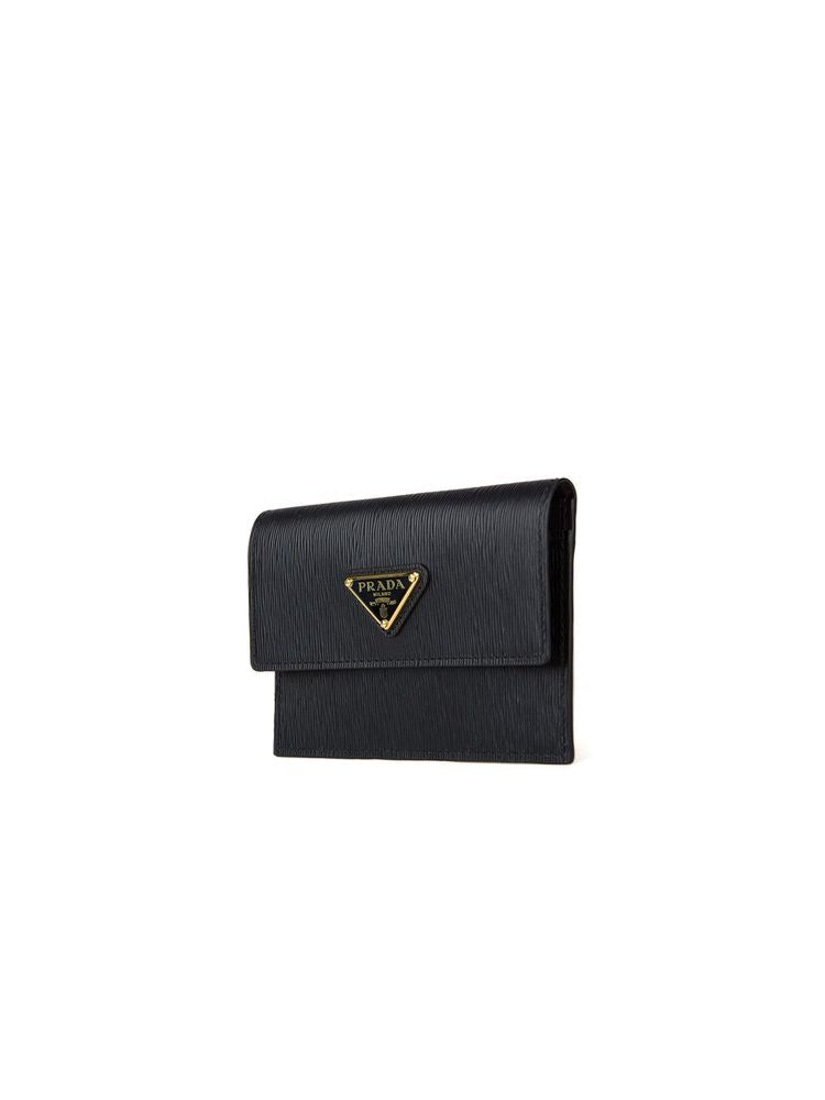 Prada Saffiano Leather Wallet — Black
