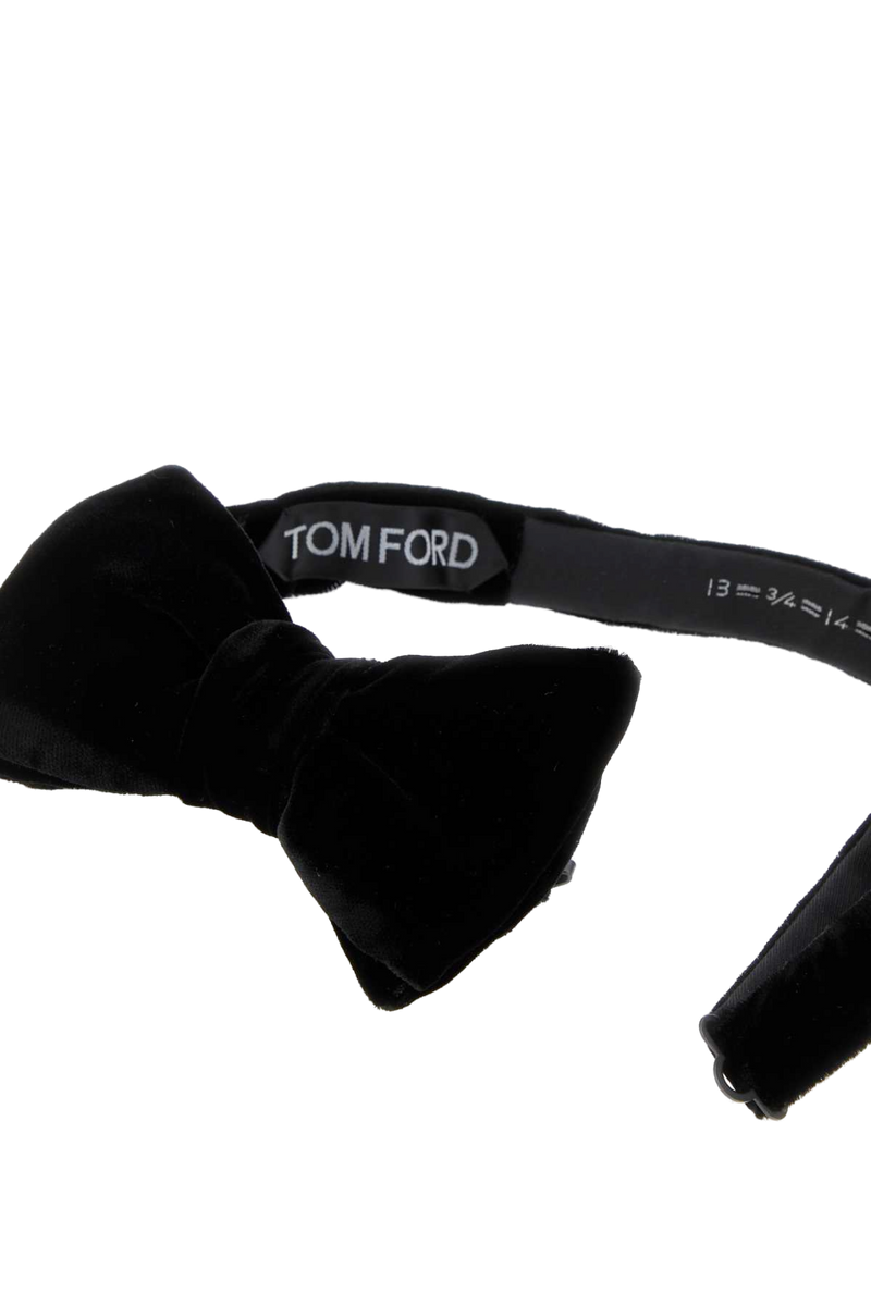 Tom Ford Fluid Bow Tie — Black Fabric: Viscose Cupro Ties