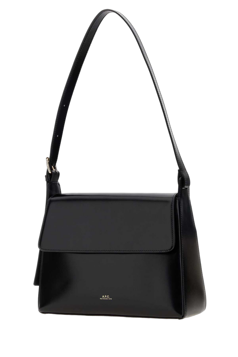 A.p.c. Virginie Shoulder Bag — Black Vache
