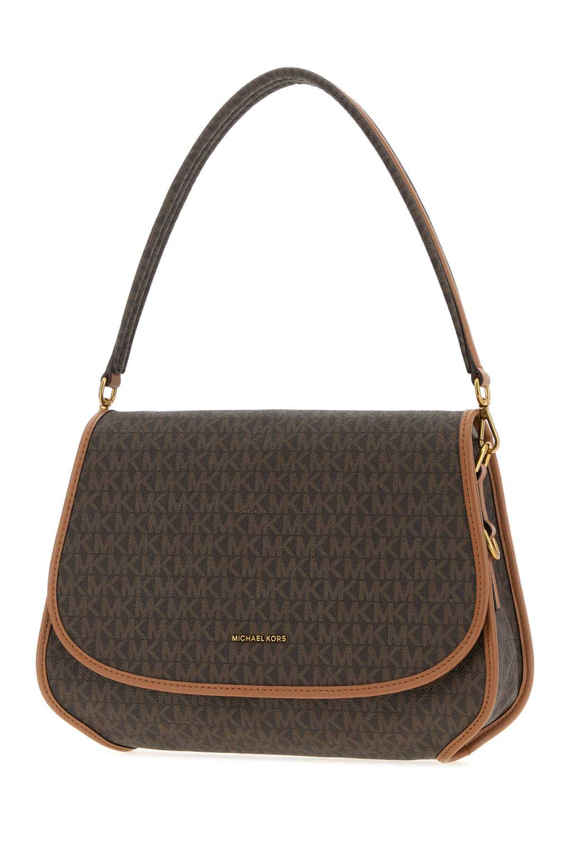 Michael By Kors Conv Shoulder Bag — Brown