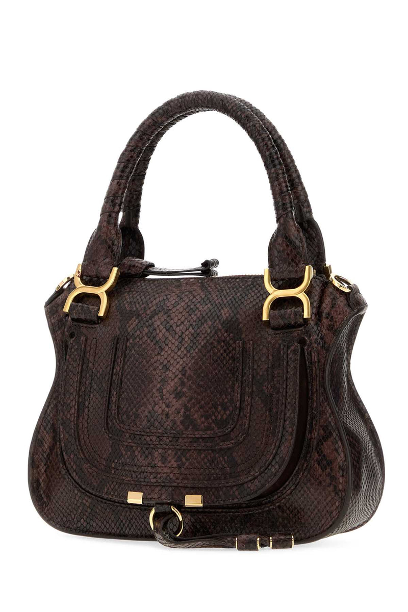 Chloé Marcie Shoulder Bag — Brown