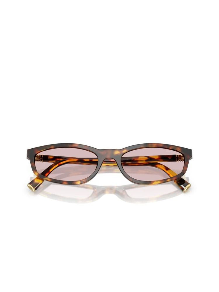 Miu Miu 0mu Tortoiseshell Acetate Sunglasses — Brown