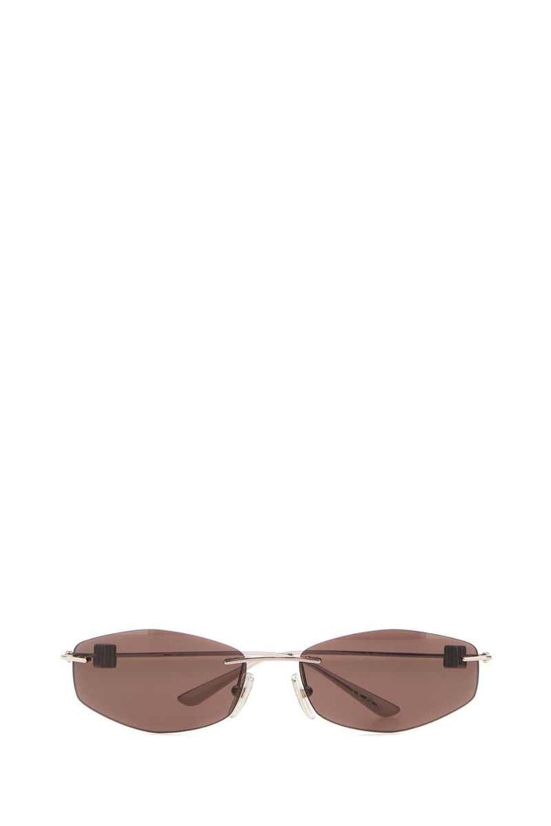 Balenciaga Nano Sunglasses — Silver