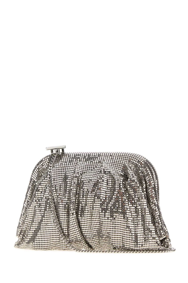 Benedetta Bruzziches Venus La Petite Clutch — Silver