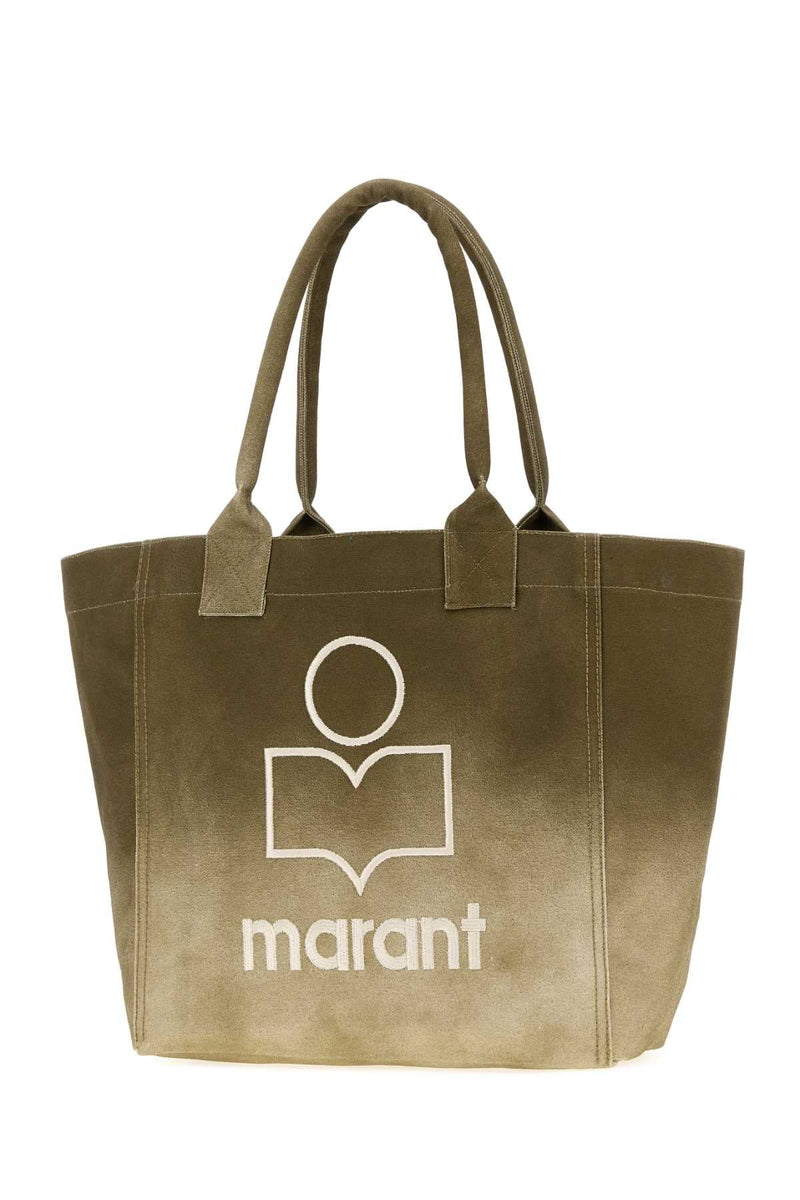 Isabel Marant Tote Bag — Khaki Exterior: Cotton
