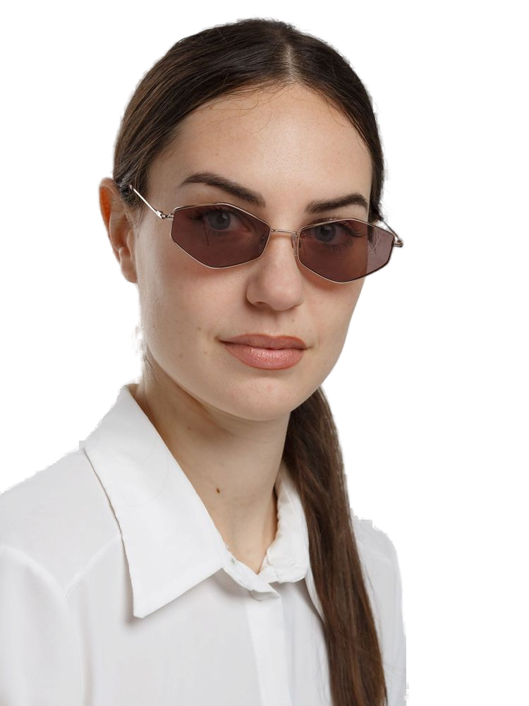 Hickmann Hi3231 Rose Gold Metal Sunglasses —