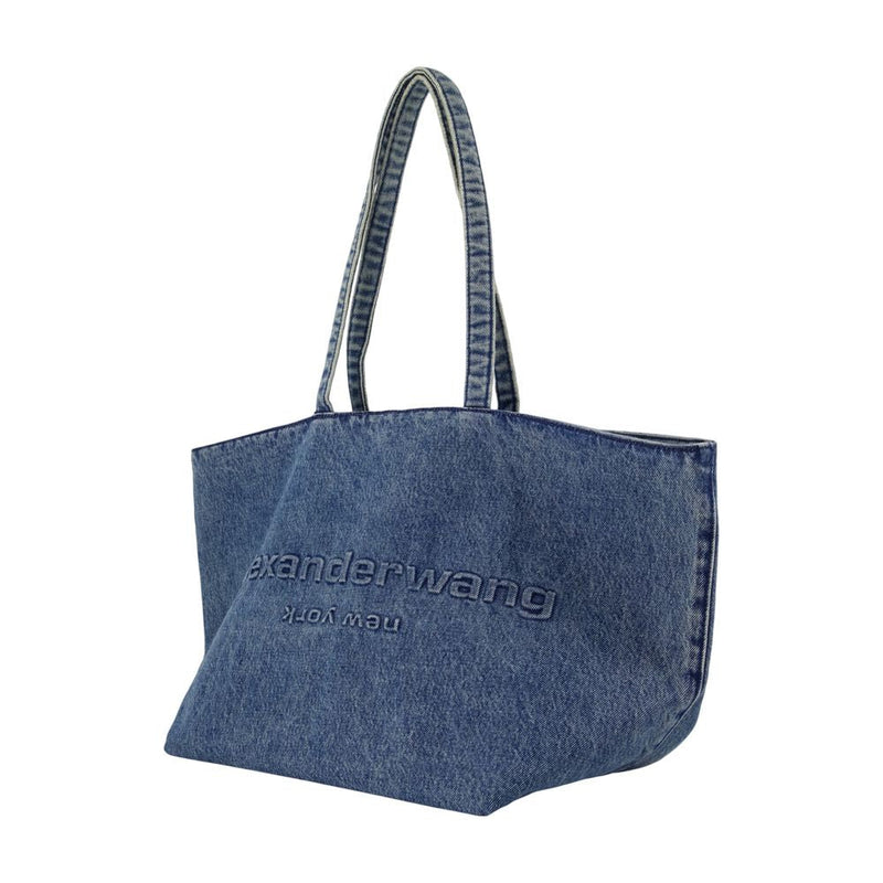 Alexander Wang Punch Tote Bag — Blue Cotton