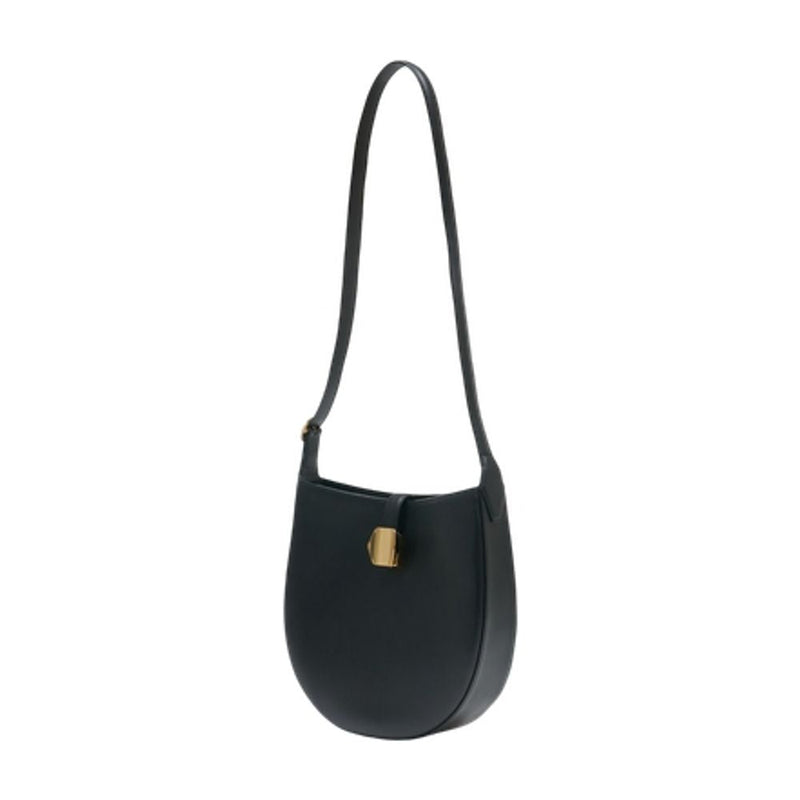 Officine Générale Cowhide Leather Crossbody Bag — Black