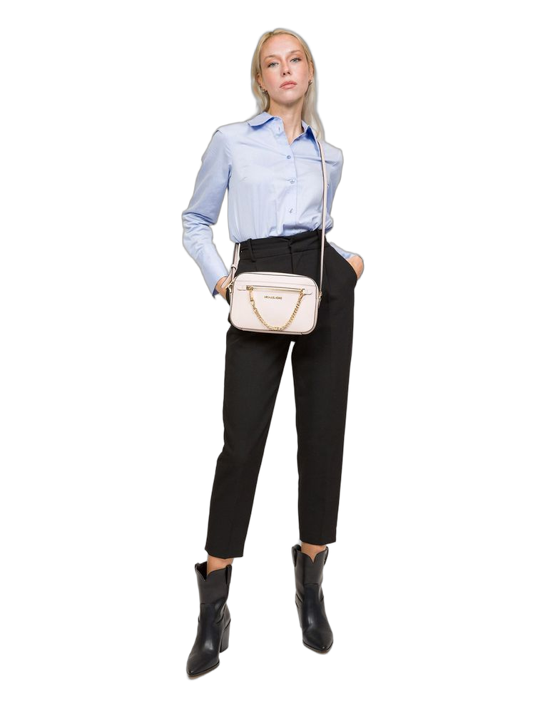 Michael Kors Crossbody Bag — Pink Leather