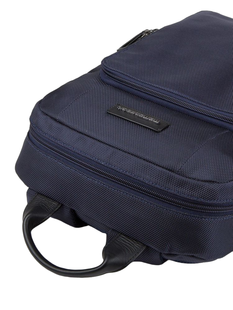 Momo Design Polyamide And Leather Backpack — Navy Polyamide/nylon