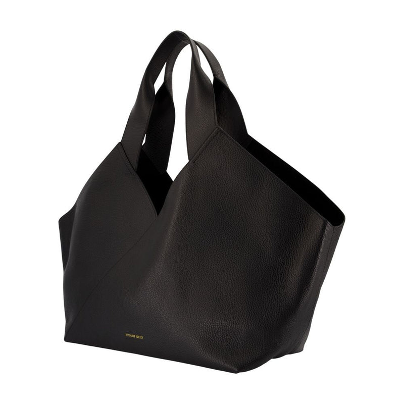By Malene Birger Lucile Tote Bag — Black Cowhide