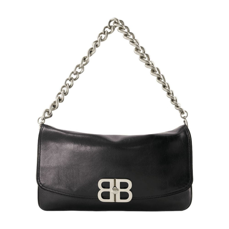 Balenciaga Shoulder Bag — Black Others_leathers