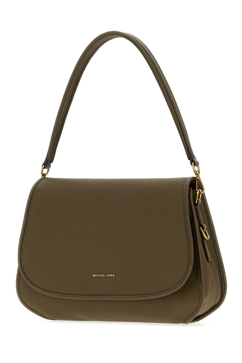 Michael By Kors Conv Shoulder Bag — Green