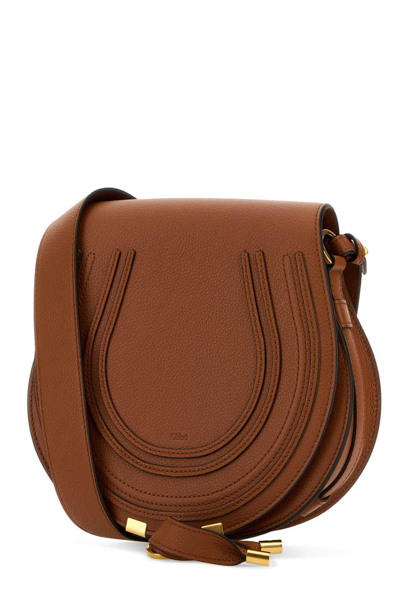 Chloé Marcie Crossbody Bag — Brown