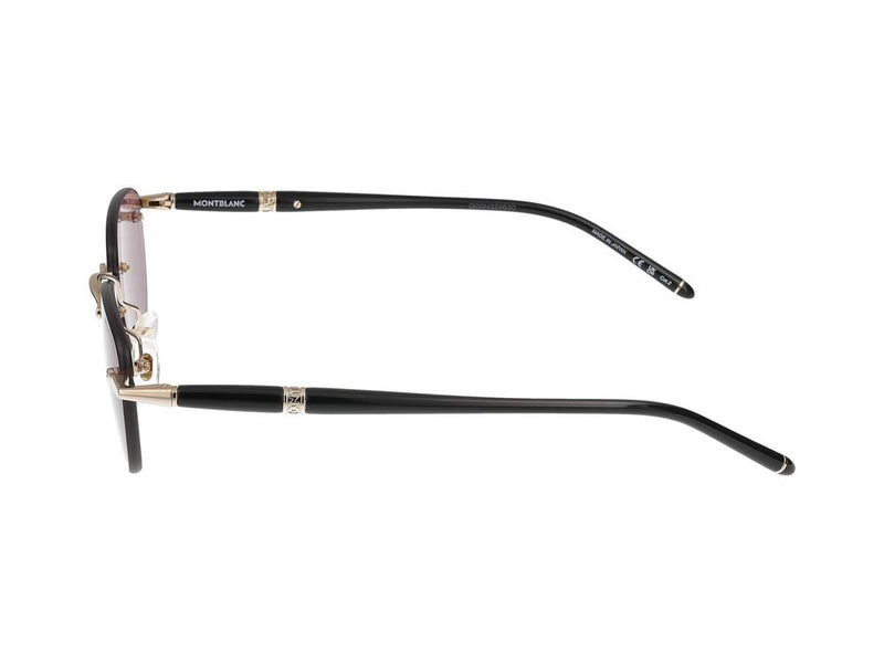 Montblanc Mb0412s Metal Frame Sunglasses — Rose