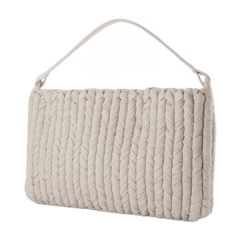Nanushka The Square Shoulder Bag — White Synthetic_leather