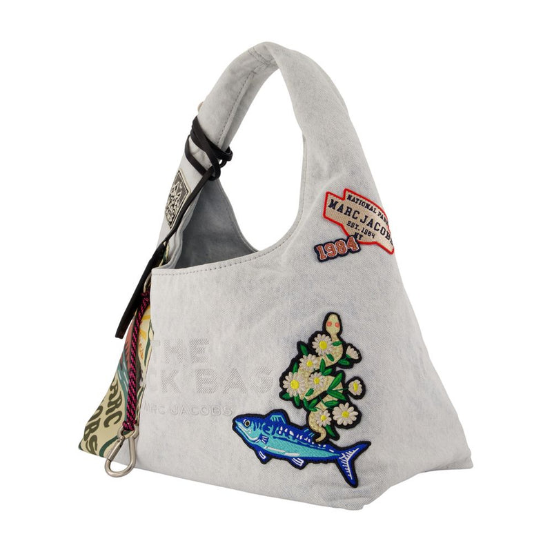 Marc Jacobs Shoulder Bag — Beige Cotton